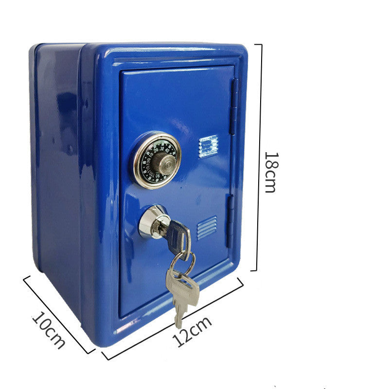 Mini Metal Safe Box Creative Piggy Bank