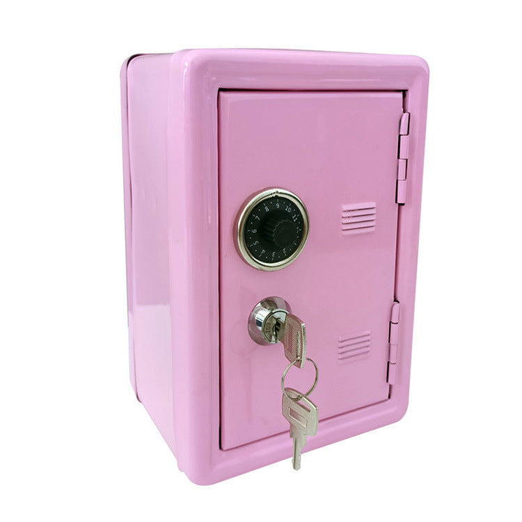 Mini Metal Safe Box Creative Piggy Bank